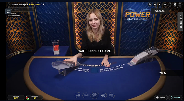 live blackjack 1win