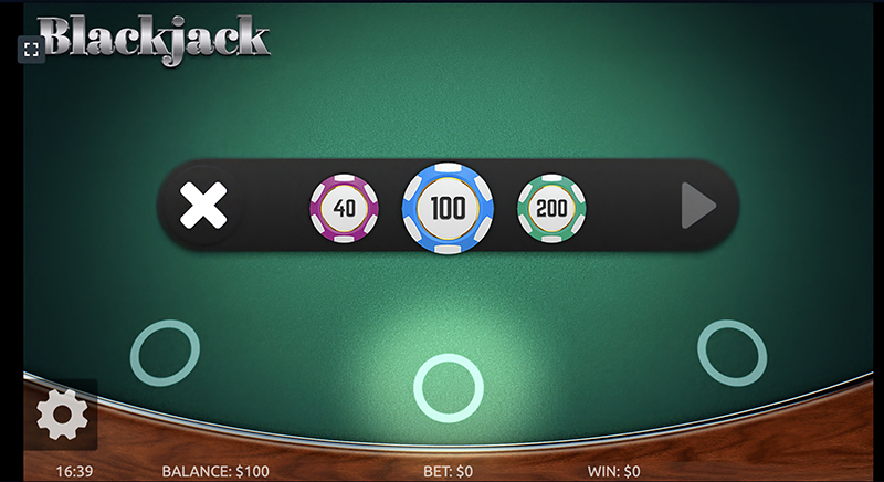 blackjack game