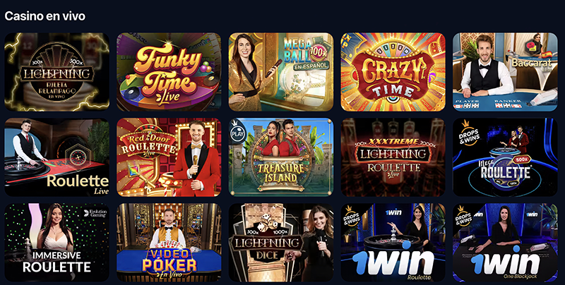 1win Live Casino