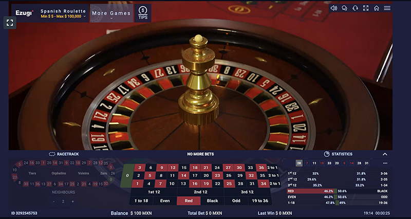 1win Live roulette