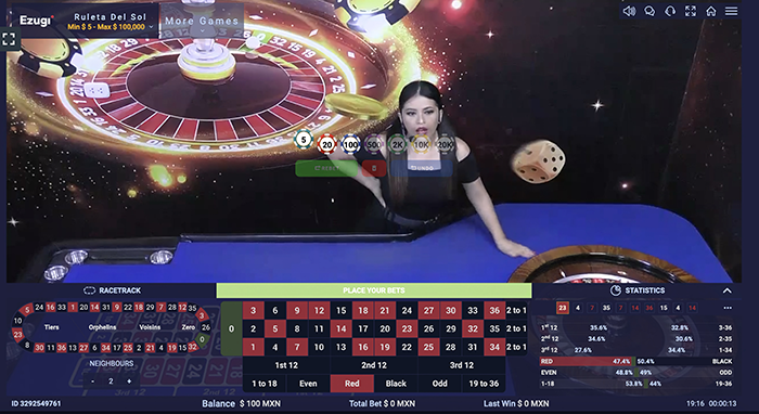 live roulette 1win